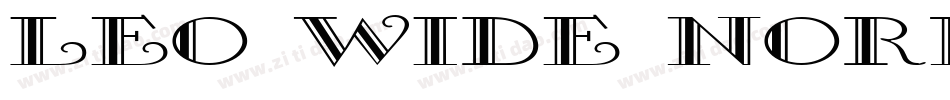 Leo Wide Normal字体转换